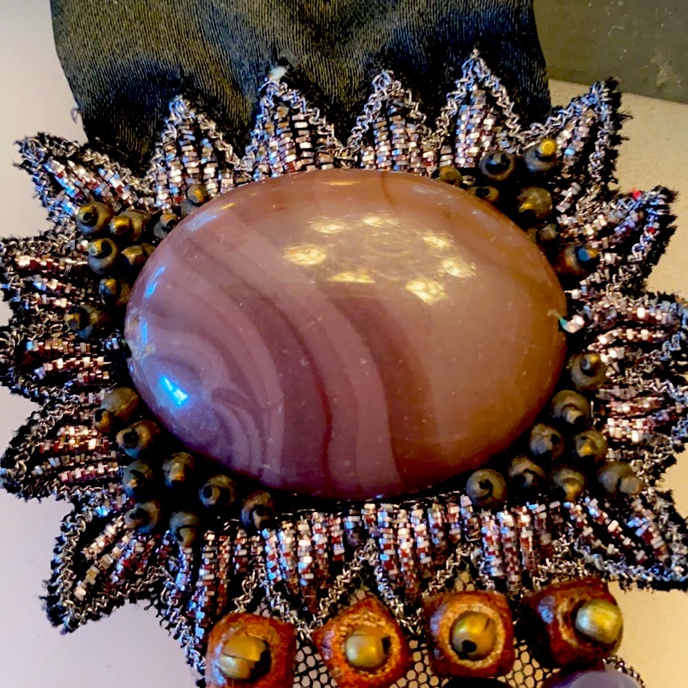 Necklace bib Elie Tahari vintage statement Necklace - Picture 5 of 8
